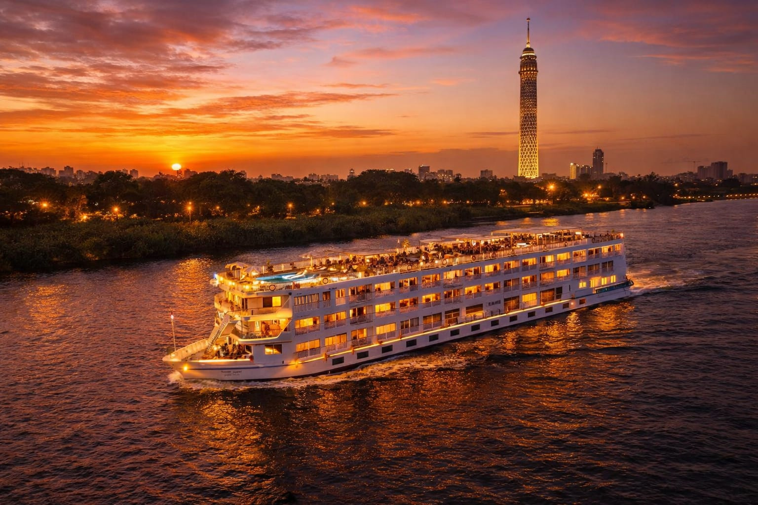 Giza Full Day Tour to Great Pyramids, Sphinx, Saqqara, Memphis & Dinner Cruise